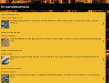 Tablet Screenshot of in-candescencia.blogspot.com