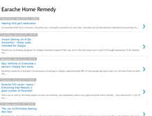 Tablet Screenshot of earache-home-remedy.blogspot.com