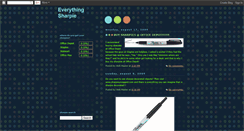 Desktop Screenshot of everythingsharpie.blogspot.com