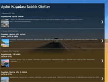 Tablet Screenshot of kusadasisatilikoteller.blogspot.com