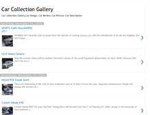 Tablet Screenshot of carcollectiongallery.blogspot.com