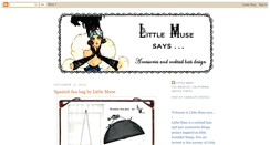 Desktop Screenshot of littlemusesays.blogspot.com