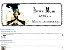 Tablet Screenshot of littlemusesays.blogspot.com