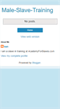 Mobile Screenshot of male-slave-training.blogspot.com