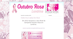 Desktop Screenshot of outubrorosalondrina.blogspot.com