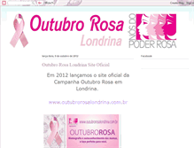Tablet Screenshot of outubrorosalondrina.blogspot.com