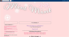 Desktop Screenshot of mintmintxiaodian.blogspot.com