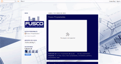 Desktop Screenshot of fusco-propiedades.blogspot.com