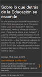 Mobile Screenshot of detrasdelaeducacion.blogspot.com