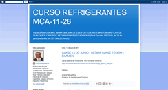 Desktop Screenshot of curso-refrigerantes-mca-11-28.blogspot.com