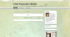 Desktop Screenshot of littlekeepsakesstudio.blogspot.com
