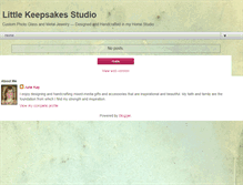 Tablet Screenshot of littlekeepsakesstudio.blogspot.com