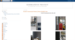 Desktop Screenshot of kommandos.blogspot.com
