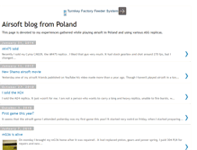 Tablet Screenshot of airsoft-from-poland.blogspot.com