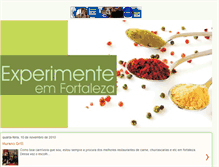 Tablet Screenshot of experimentefortaleza.blogspot.com