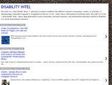 Tablet Screenshot of disabilityintel.blogspot.com