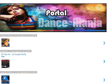 Tablet Screenshot of portaldancemania.blogspot.com