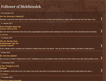 Tablet Screenshot of followmelchizedek.blogspot.com