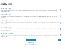 Tablet Screenshot of healtyezza1.blogspot.com