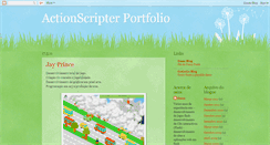 Desktop Screenshot of actionscripter-portfolio.blogspot.com