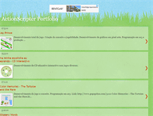 Tablet Screenshot of actionscripter-portfolio.blogspot.com