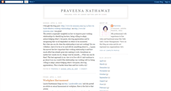 Desktop Screenshot of praveenanathawat.blogspot.com