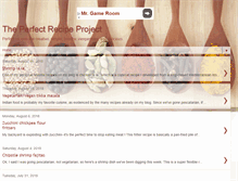 Tablet Screenshot of perfectrecipeproject.blogspot.com