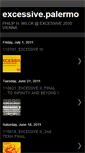 Mobile Screenshot of excessivepalermo.blogspot.com