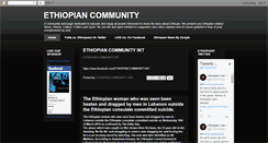 Desktop Screenshot of ethiopiancommunityusa.blogspot.com