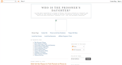 Desktop Screenshot of prisonersdaughter.blogspot.com