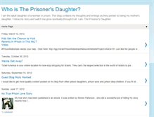 Tablet Screenshot of prisonersdaughter.blogspot.com