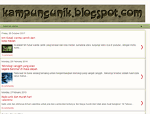 Tablet Screenshot of kampungunik.blogspot.com