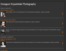 Tablet Screenshot of grzegorzkrysztofiak.blogspot.com
