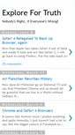 Mobile Screenshot of explorefortruth.blogspot.com