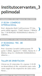 Mobile Screenshot of institutocervantes3polimodal.blogspot.com