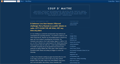 Desktop Screenshot of coupdmaitre.blogspot.com