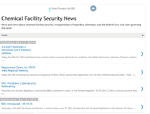 Tablet Screenshot of chemical-facility-security-news.blogspot.com