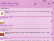 Tablet Screenshot of insyirahbeautyshop.blogspot.com