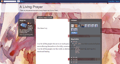 Desktop Screenshot of livinprayer.blogspot.com