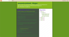 Desktop Screenshot of nguyenducminhanh.blogspot.com