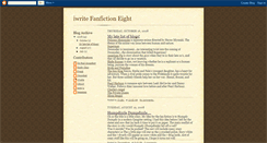 Desktop Screenshot of iwrite2008eight.blogspot.com