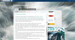 Desktop Screenshot of emotionkayaking.blogspot.com