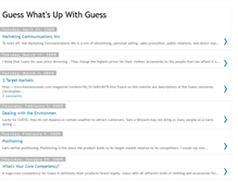 Tablet Screenshot of guesswhatsupwithguess.blogspot.com