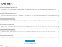 Tablet Screenshot of europ-babes.blogspot.com