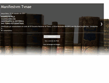Tablet Screenshot of manifestvm-tvnae.blogspot.com