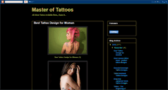 Desktop Screenshot of maztertattoo.blogspot.com