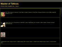 Tablet Screenshot of maztertattoo.blogspot.com