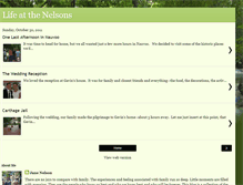 Tablet Screenshot of lifeatthenelsons.blogspot.com