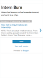 Mobile Screenshot of internburn.blogspot.com