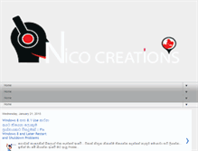 Tablet Screenshot of nico-creations.blogspot.com